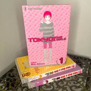 SHOJO BEAT MANGA Tokyo Boys & Girls by Miki Aihara Books Volume 1, 2 and 5